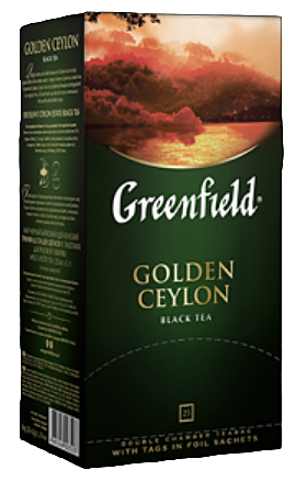 ГРИНФИЛД Голден Цейлон(2гх100п)чай пак.черн.