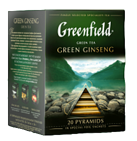 ГРИНФИЛД Грин Джинсенг(1,8гх20п)чай пирам.оолонг с доб.