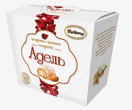 Адель с цельным миндалем (конфеты) 1/150 6 шт /Акконд/