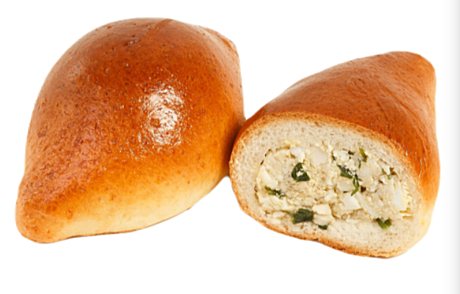 Пирожки мини  с яйцом и зеленью   1.1 кг 20 шт ДЕДОВСКИЙ ПЕКАРЬ 