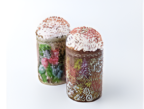  КУЛИЧ «ВЕСЕННИЙ» в прозрачном пакете  с цветной посыпкой 120 гр*15 шт АЙ-СИ РАЗЕВАЙ 30 суток