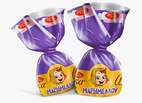 Аленка  Маршмеллоу со вкусом варёная сгущенка  (конфеты) 3кг/КО