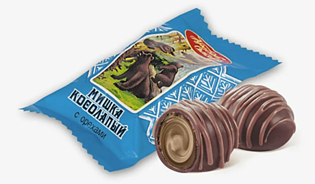 Мишка косолапый ореховая начинка с орехами (конфеты) 2кг /КО/