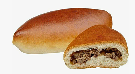 Пирожки мини  с мясом  1.1 кг 20 шт ДЕДОВСКИЙ ПЕКАРЬ 