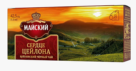Майский - Сердце цейлона  (черный)- 25 п. (1х27)
