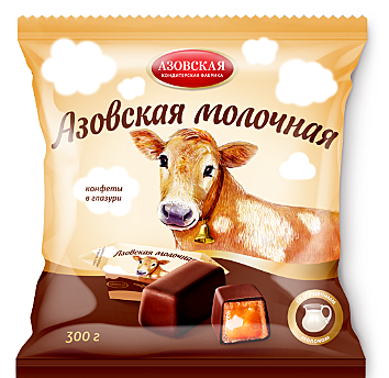 Конфеты молочные глазированные 