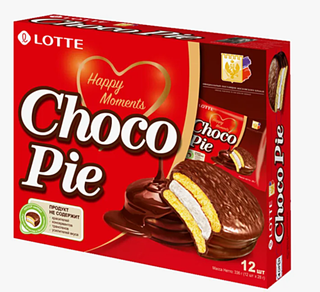         ЛОТТЕ Choco Pie 336гр 8бл*12 № 12  