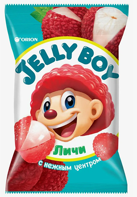         ORION  Мармелад  JELLY BOY 66,гр 1*18 ЛИЧИ