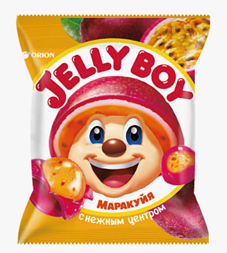         ORION  Мармелад  JELLY BOY 66,гр 1*18 МАРАКУЯ