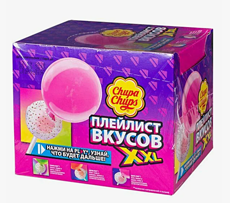             XXL ЧУПА-ЧУПС  ПЛЕЙЛИСТ 29г    40шт 1*12бл