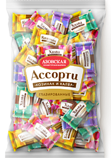 Козинак и халва глазированные. Ассорти 3 кг АЗОВ