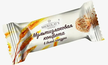 1030/2 Zlaki&frutto мультифрукт мультизлаковые с белой глазурью (конфеты) 2 кг /SHOKOLAT'E/