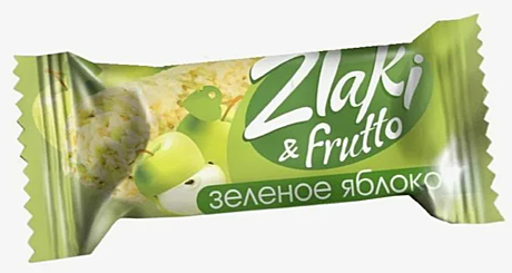 1031/2 Zlaki&frutto зеленое яблоко мультизлаковые с белой глазурью (конфеты) 2 кг /SHOKOLAT'E/