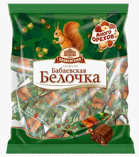 Белочка (конфеты) 1/200 10 шт /ККБ/