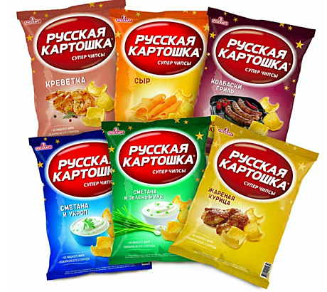             Русская карт.80 г  ассорти  1х16 шт  
