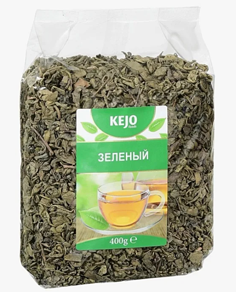 Кеджо чай зеленый 400 г м/у  (10 шт)