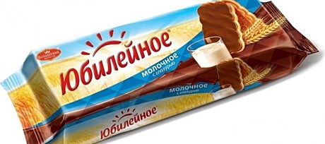 Юбилейное печенье 116 г 1*60 Молочное глазури 