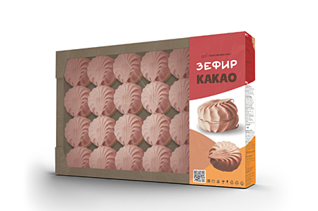 Зефир КАКАО 1 кг ПИРОЖНИКОФФ