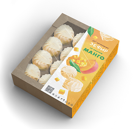 Зефир МАНГО 1 кг ПИРОЖНИКОФФ