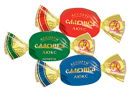 Ассорти Славянка Люкс 1/1000 в/п и ф/п (конфеты) 6кг /Славянка/