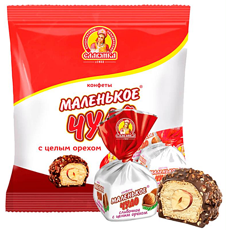 Маленькое чудо сливочное 1/1000 саше (конфеты) 4 кг/ Славянка /