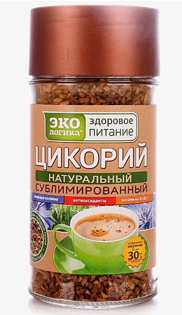 Цикорий Экологика стекло 85 г 1*15 шт 