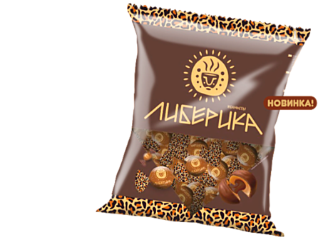 Конфеты глазированные с корпусом из мягкой карамели 