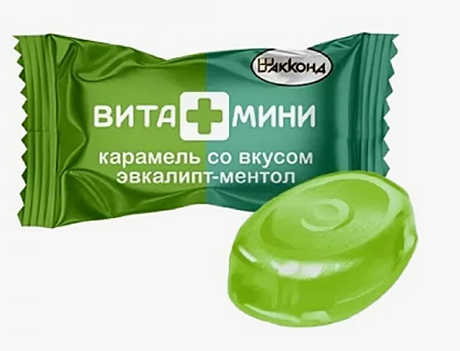 ВИТА+МИНИ со вкусом Мята-ментол (карамель) 4 кг /Акконд/