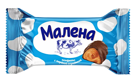 Малена с вареной сгущенкой (конфета) 3кг /Акконд/