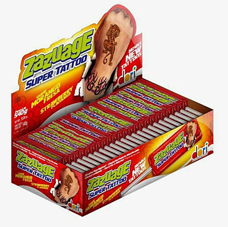         ж/к Zazuage клубника 50шт*12бл*10,8гр с тату.