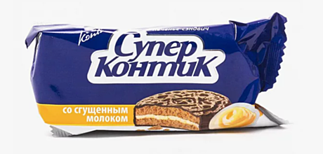             Контик - Супер в сгущ.молоко 100г 1*50